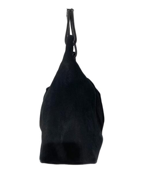 GUCCI（グッチ）GUCCI (グッチ) スエードショルダーバッグ ブラックの古着・服飾アイテム