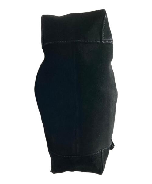 GUCCI（グッチ）GUCCI (グッチ) スエードショルダーバッグ ブラックの古着・服飾アイテム