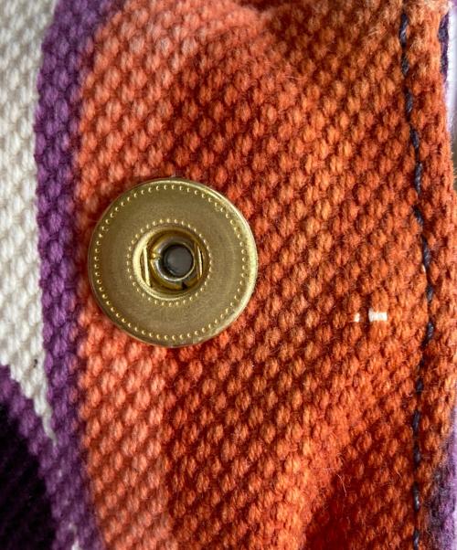 MIU MIU（ミュウミュウ）MIU MIU (ミュウミュウ) 総柄キャンバストートバッグ ピンクの古着・服飾アイテム