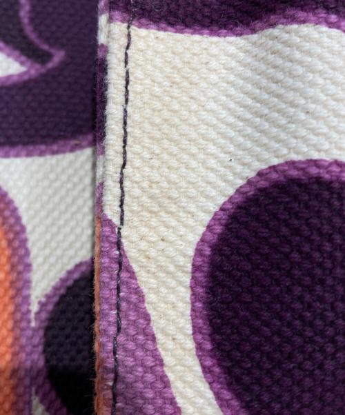 MIU MIU（ミュウミュウ）MIU MIU (ミュウミュウ) 総柄キャンバストートバッグ ピンクの古着・服飾アイテム