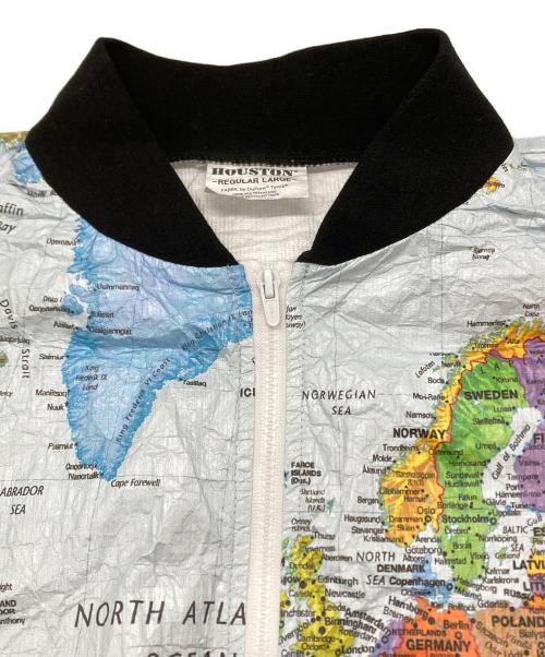 HOUSTON（ヒューストン）HOUSTON (ヒューストン) TYVEK PAPER JACKET スカイブルー サイズ:Lの古着・服飾アイテム