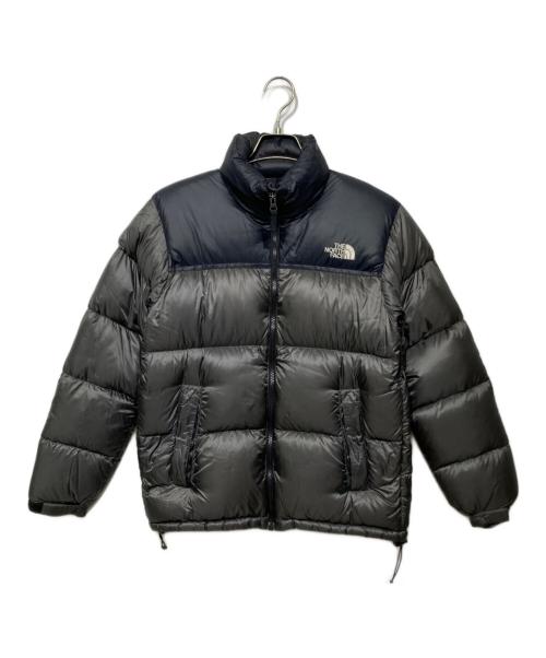 THE NORTH FACE（ザ ノース フェイス）THE NORTH FACE (ザ ノース フェイス) ヌプシ ダウンジャケット グレー×ブラック サイズ:Mの古着・服飾アイテム