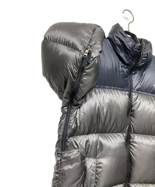 THE NORTH FACE（ザ ノース フェイス）THE NORTH FACE (ザ ノース フェイス) ヌプシ ダウンジャケット グレー×ブラック サイズ:Mの古着・服飾アイテム