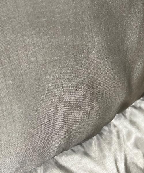 THE NORTH FACE（ザ ノース フェイス）THE NORTH FACE (ザ ノース フェイス) ヌプシ ダウンジャケット グレー×ブラック サイズ:Mの古着・服飾アイテム