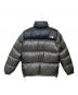 THE NORTH FACE (ザ ノース フェイス) ヌプシ ダウンジャケット グレー×ブラック サイズ:M：18000円