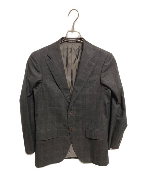 green label relaxing（グリーンレーベルリラクシング）green label relaxing (グリーンレーベルリラクシング) REDA トロピカルムジ セットアップスーツ ブラウン サイズ:44の古着・服飾アイテム