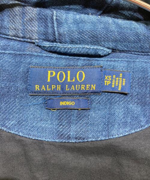 POLO RALPH LAUREN（ポロ・ラルフローレン）POLO RALPH LAUREN (ポロ・ラルフローレン) パッチワークシャツ ネイビー サイズ:XSの古着・服飾アイテム