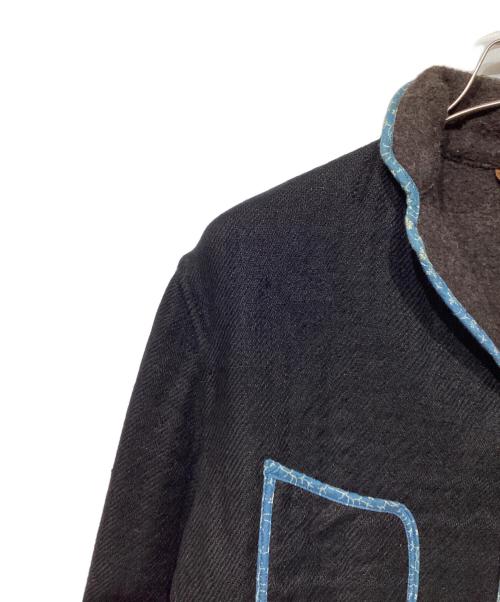 KAPITAL（キャピタル）KAPITAL (キャピタル) ジェトルマンジャケットK1610LJ193 ブラック×ブルー サイズ:3の古着・服飾アイテム