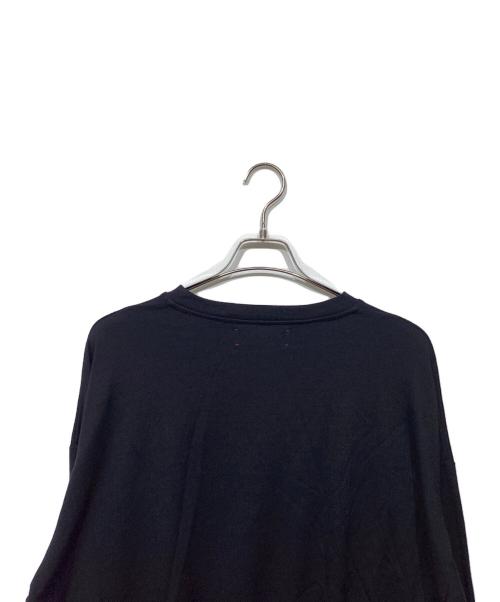 berbell object（バーベルオブジェクト）berbell object (バーベルオブジェクト) wool L/S tops　ウールニット ブラック サイズ:Fの古着・服飾アイテム