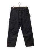 COMOLIコモリ）の古着「コットンダック ペインターパンツ」｜ブラック