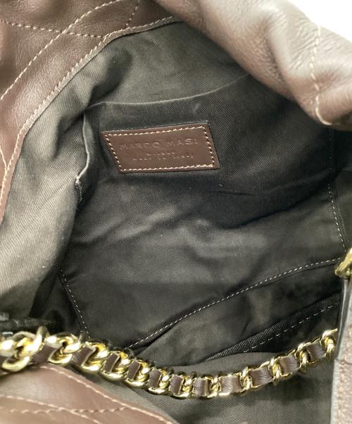 MARCO MASI（マルコマージ）MARCO MASI (マルコマージ) 巾着チェーンバッグ ブラウンの古着・服飾アイテム