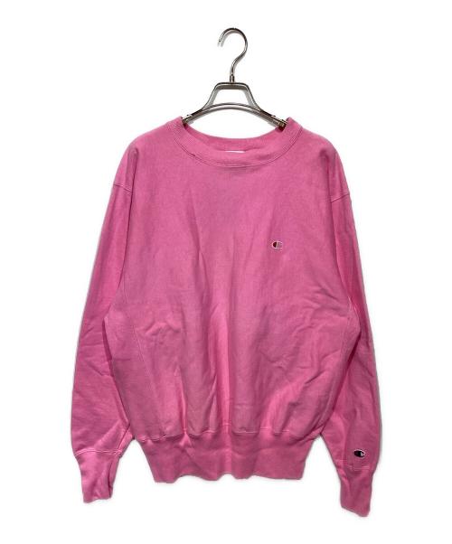 Champion（チャンピオン）Champion (チャンピオン) 90ｓ　リバースウィーブスウェット ピンク サイズ:Lの古着・服飾アイテム