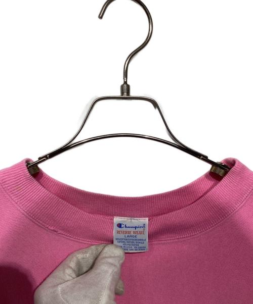 Champion（チャンピオン）Champion (チャンピオン) 90ｓ　リバースウィーブスウェット ピンク サイズ:Lの古着・服飾アイテム