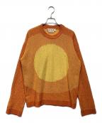 MARNIマルニ）の古着「Roundneck Sweater」｜オレンジ