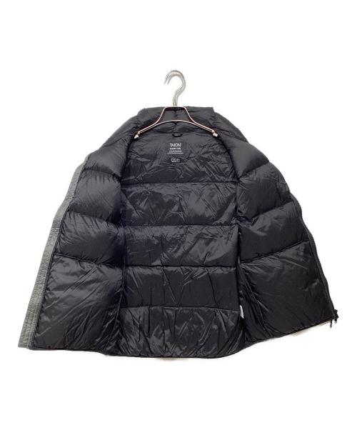 TAION（タイオン）TAION (タイオン) OOM 別注ダウンベスト グレー×グリーン サイズ:記載なしの古着・服飾アイテム