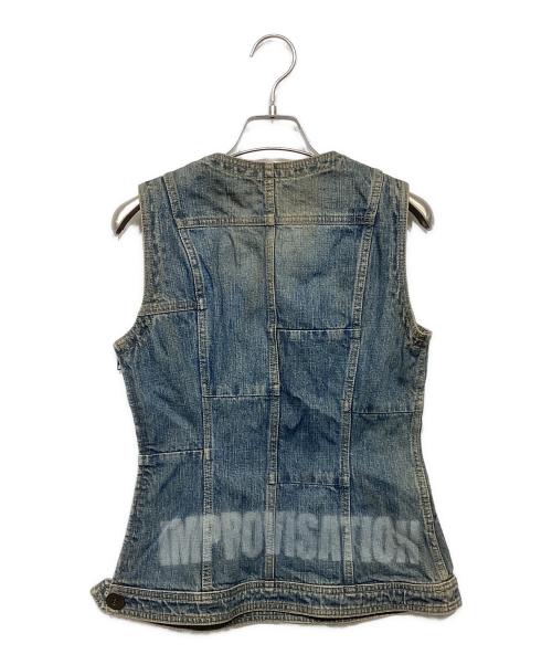 hysterics（ヒステリックス）hysterics (ヒステリックス) パッチワークデニムブラウス インディゴ サイズ:Freeの古着・服飾アイテム