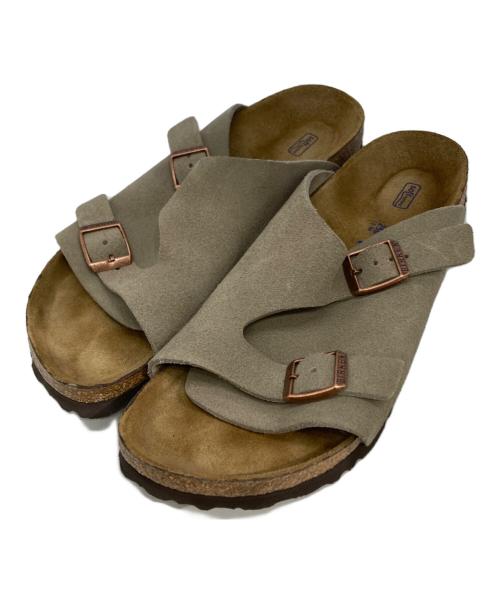 BIRKENSTOCK（ビルケンシュトック）BIRKENSTOCK (ビルケンシュトック) チューリッヒ スエードサンダル トープ サイズ:25の古着・服飾アイテム