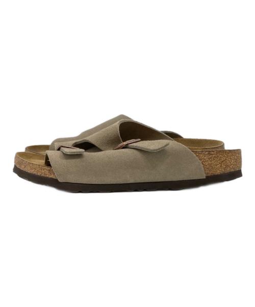 BIRKENSTOCK（ビルケンシュトック）BIRKENSTOCK (ビルケンシュトック) チューリッヒ スエードサンダル トープ サイズ:25の古着・服飾アイテム