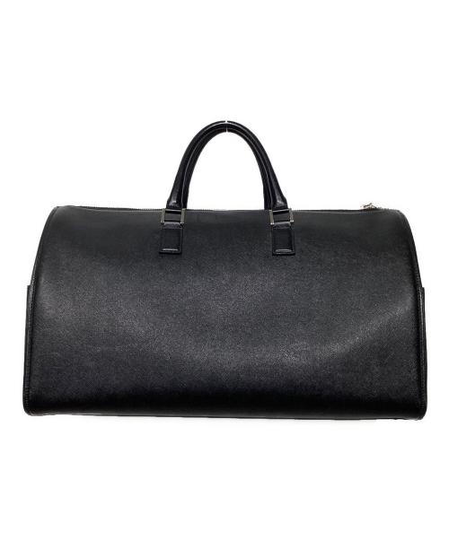 BURBERRY（バーバリー）BURBERRY (バーバリー) ロゴプレート ボストンバッグ ブラックの古着・服飾アイテム