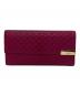 GUCCI（グッチ）の古着「マイクログッチシマ 長財布291099」｜ピンク