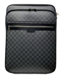 LOUIS VUITTON（ルイ ヴィトン）の古着「N41186　ダミエ グラフィット ペガス55 キャリーケース」｜ブラック