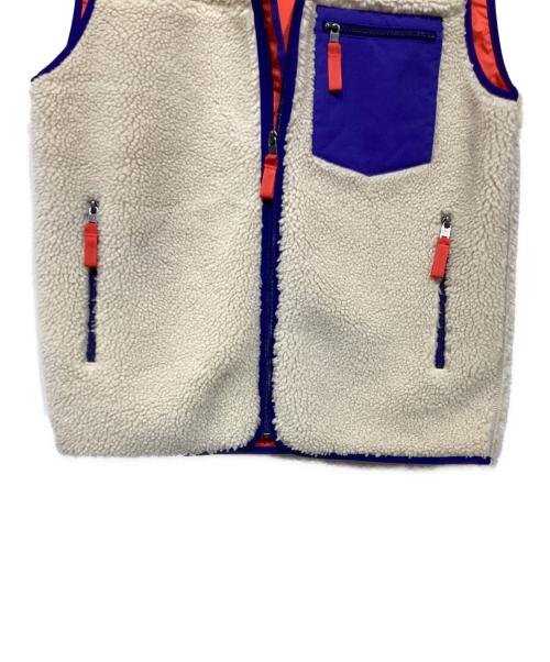 Patagonia（パタゴニア）Patagonia (パタゴニア) クラシックレトロXベスト23049 ベージュ×ブルー サイズ:Mの古着・服飾アイテム