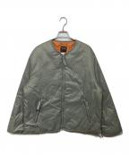 TAION×B:MING LIFE STOREタイオン×ビーミングライフストア）の古着「別注 MID LINER DOWN BL  TAION-M65LSZML-S-BG」｜カーキ×オレンジ