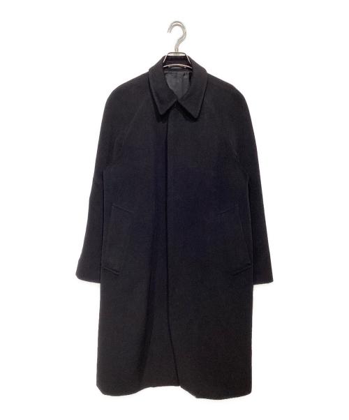 PAUL SMITH（ポールスミス）PAUL SMITH (ポールスミス) アンゴラ比翼コート ブラック サイズ:Lの古着・服飾アイテム