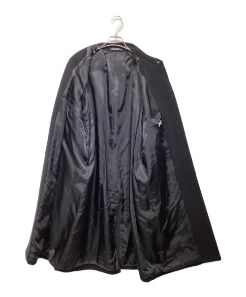 PAUL SMITH（ポールスミス）PAUL SMITH (ポールスミス) アンゴラ比翼コート ブラック サイズ:Lの古着・服飾アイテム