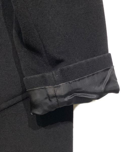 PAUL SMITH（ポールスミス）PAUL SMITH (ポールスミス) アンゴラ比翼コート ブラック サイズ:Lの古着・服飾アイテム