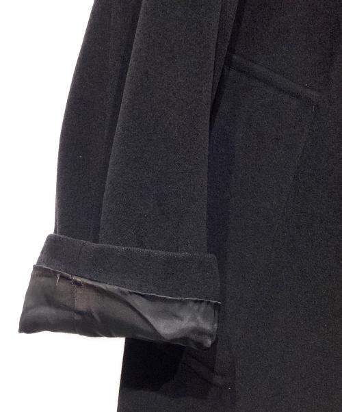 PAUL SMITH（ポールスミス）PAUL SMITH (ポールスミス) アンゴラ比翼コート ブラック サイズ:Lの古着・服飾アイテム