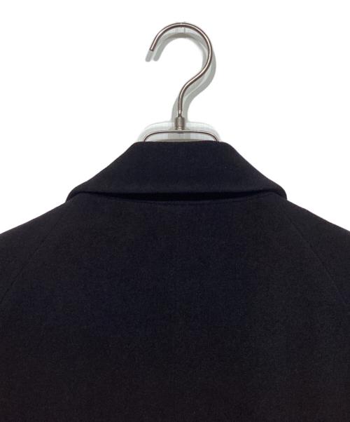 PAUL SMITH（ポールスミス）PAUL SMITH (ポールスミス) アンゴラ比翼コート ブラック サイズ:Lの古着・服飾アイテム