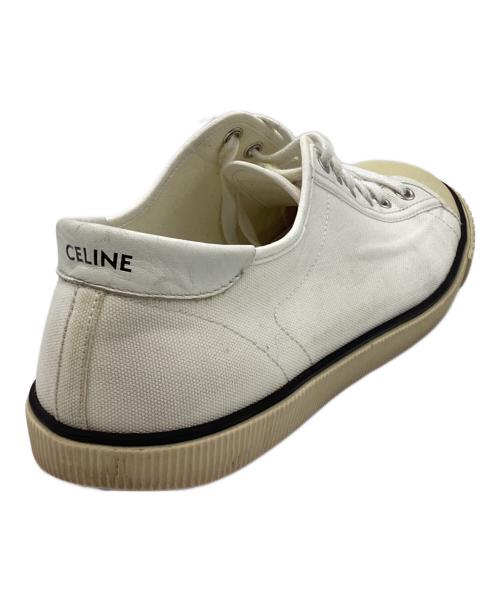 CELINE（セリーヌ）CELINE (セリーヌ) ブランク ローカットスニーカー　VU 0199 ホワイト サイズ:41の古着・服飾アイテム