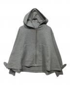 Cen.セン）の古着「ボンディングフレアパーカ　cen25aw02p01」｜グレー