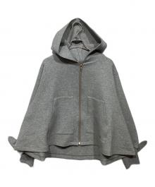 Cen.（セン）の古着「ボンディングフレアパーカ　cen25aw02p01」｜グレー