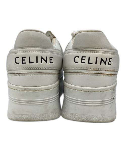 CELINE（セリーヌ）CELINE (セリーヌ) ブロックスニーカーRM0212 ホワイト サイズ:38の古着・服飾アイテム