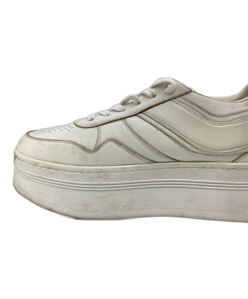 CELINE（セリーヌ）CELINE (セリーヌ) ブロックスニーカーRM0212 ホワイト サイズ:38の古着・服飾アイテム