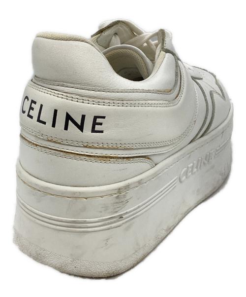 CELINE（セリーヌ）CELINE (セリーヌ) ブロックスニーカーRM0212 ホワイト サイズ:38の古着・服飾アイテム