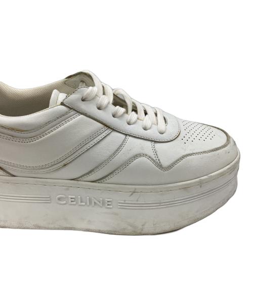 CELINE（セリーヌ）CELINE (セリーヌ) ブロックスニーカーRM0212 ホワイト サイズ:38の古着・服飾アイテム