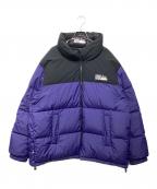 FIRST DOWNファーストダウン）の古着「リバーシブルダウンジャケット」｜パープル×ブラック