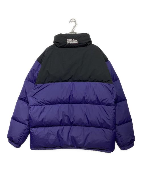 FIRST DOWN（ファーストダウン）FIRST DOWN (ファーストダウン) リバーシブルダウンジャケット パープル×ブラック サイズ:XXLの古着・服飾アイテム