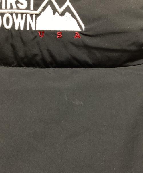 FIRST DOWN（ファーストダウン）FIRST DOWN (ファーストダウン) リバーシブルダウンジャケット パープル×ブラック サイズ:XXLの古着・服飾アイテム