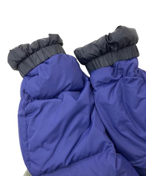 FIRST DOWN（ファーストダウン）FIRST DOWN (ファーストダウン) リバーシブルダウンジャケット パープル×ブラック サイズ:XXLの古着・服飾アイテム