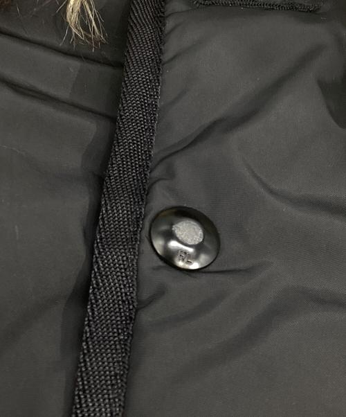 POLO RALPH LAUREN（ポロ・ラルフローレン）POLO RALPH LAUREN (ポロ・ラルフローレン) ファー付ダウンジャケット ブラック サイズ:Mの古着・服飾アイテム