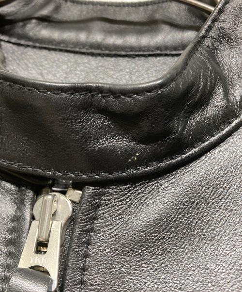 KADOYA（カドヤ）KADOYA (カドヤ) シングルライダースジャケット ブラック サイズ:LBの古着・服飾アイテム