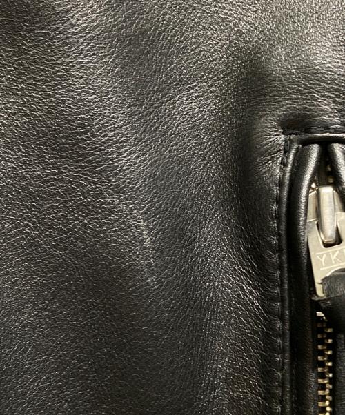 KADOYA（カドヤ）KADOYA (カドヤ) シングルライダースジャケット ブラック サイズ:LBの古着・服飾アイテム