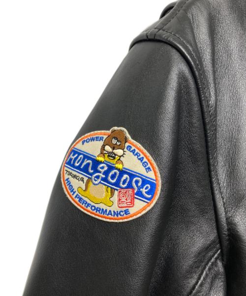 KADOYA（カドヤ）KADOYA (カドヤ) シングルライダースジャケット ブラック サイズ:LBの古着・服飾アイテム