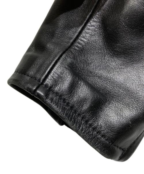 KADOYA（カドヤ）KADOYA (カドヤ) シングルライダースジャケット ブラック サイズ:LBの古着・服飾アイテム