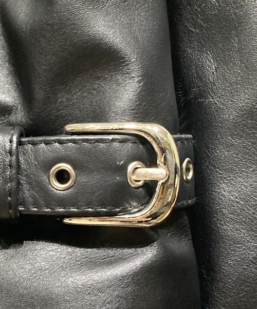 KADOYA（カドヤ）KADOYA (カドヤ) シングルライダースジャケット ブラック サイズ:LBの古着・服飾アイテム