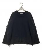 EVERYDAY I LIKE.エヴリデイ アイ ライク）の古着「Ariesクルーネックプルオーバー」｜ブラック